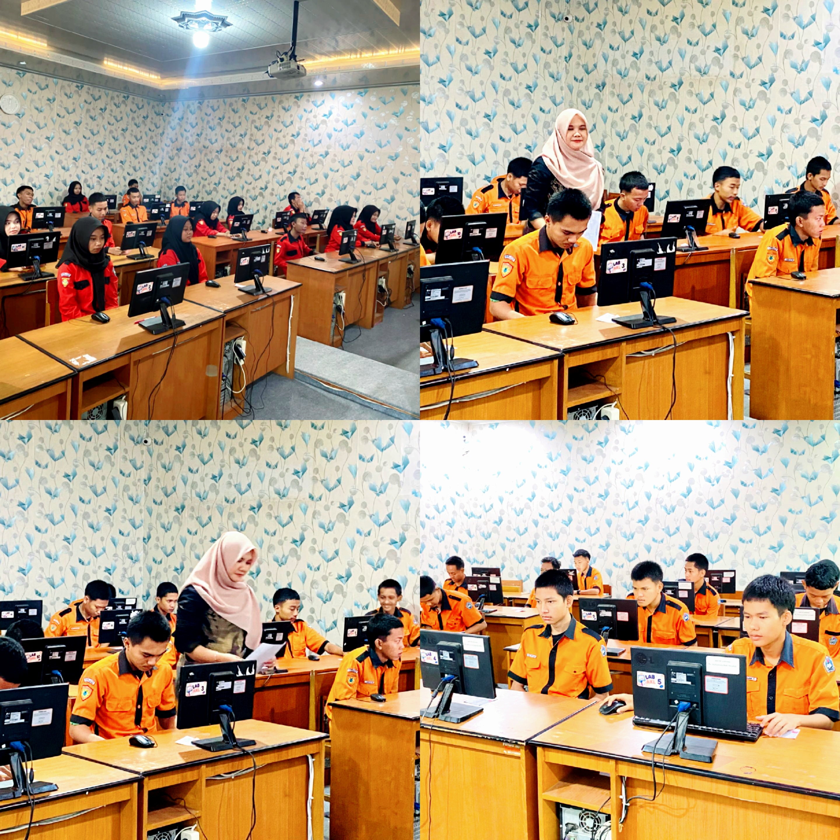 Sempat Ada Kendala pada Sesi Pertama Hari Kedua, Pelaksanaan TKA di SMK YPE Sampang Secara Umum Berjalan Lancar